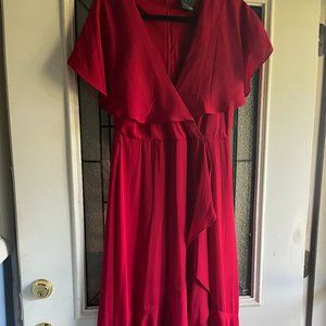 FREE SHIPPING; Dress; GORGEOUS RED FLOWY; FOR ALL OCCASIONS